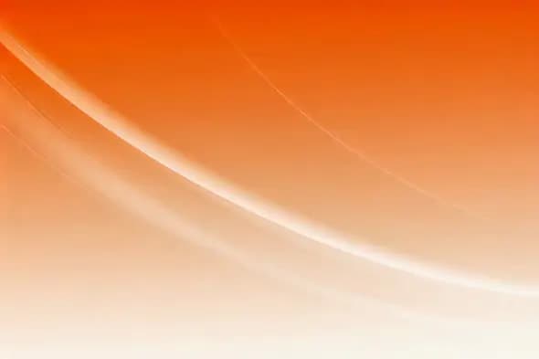 Smooth orange gradient with elegant curved lines