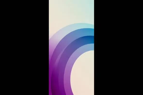 Gradient Rainbow Arc Animation