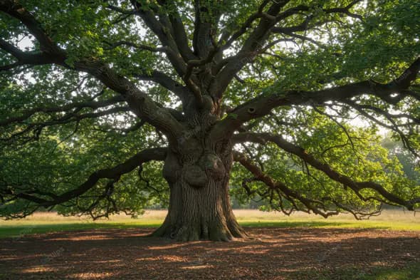 Majestic Ancient Oak Tree