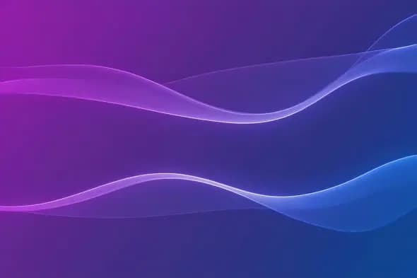 Vibrant purple blue waves abstract background design