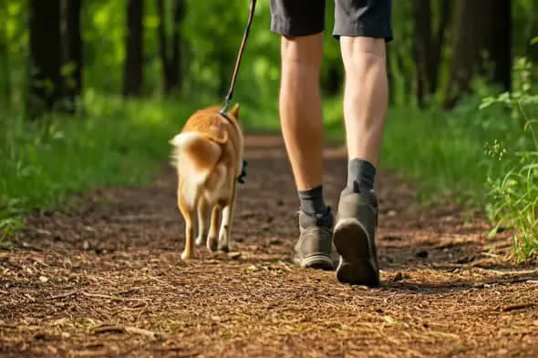 Forest Trail Dog Walk