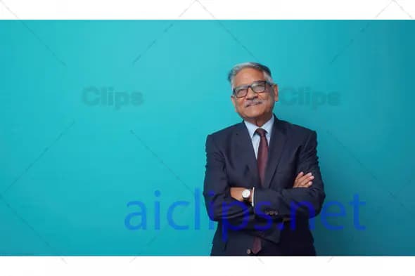 Senior Businessman Portrait with Friendly Smile