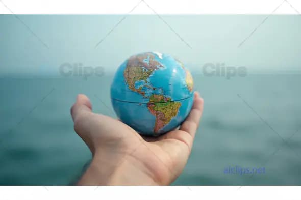 Hand Holding Globe