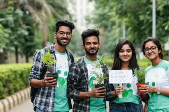 Enhanced Eco-Friendly Youth Celebrate Environment Day