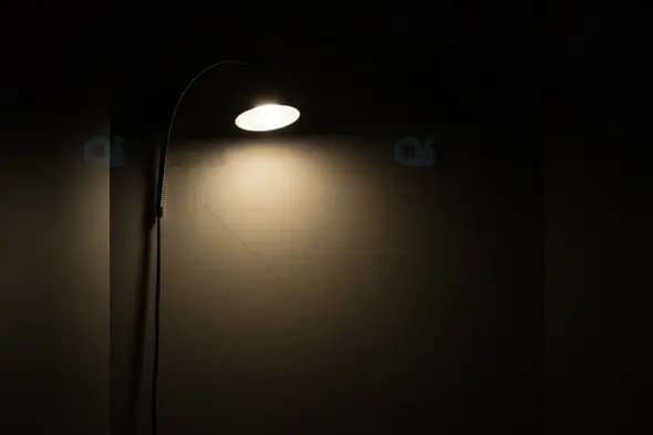 Minimalist Wall Lamp Mockup in Dark Setting