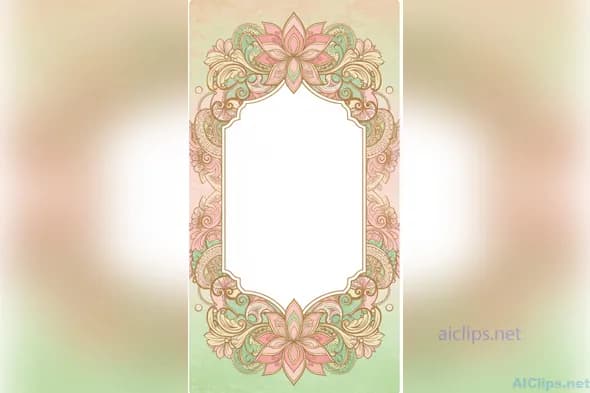 Elegant Decorative Frame for Invitations & Announcements