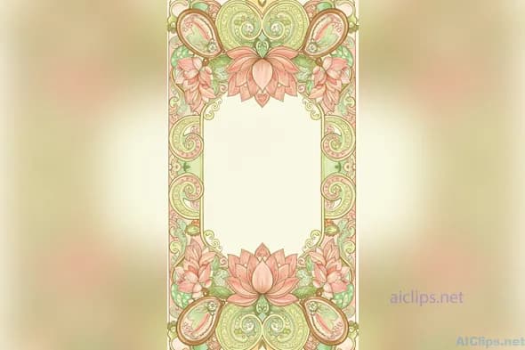 Floral Frame Design for Professional Use