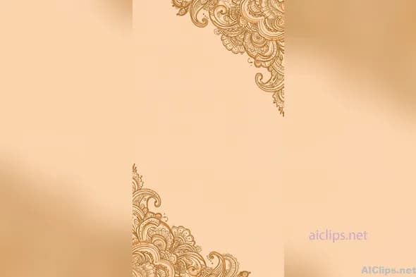 Elegant Decorative Background with Floral Design
