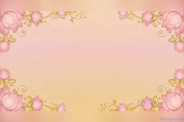 Elegant Lotus Flower Background for Professional Use