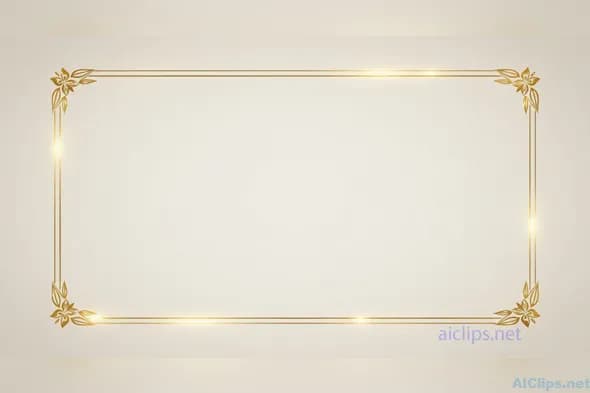 Elegant Decorative Frame for Professional Use