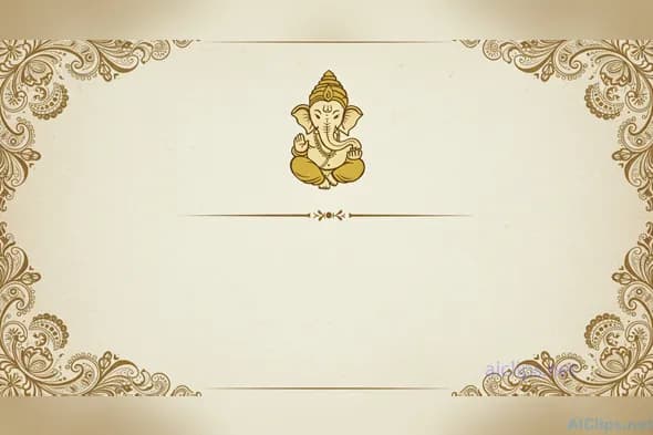 Elegant Ganesh Illustration for Cultural Events