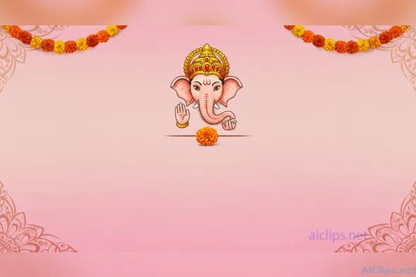 Elegant Ganesh Illustration for Festive Designs