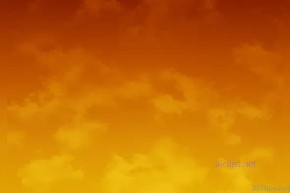 Vibrant Orange Cloud Background for Professional Uses