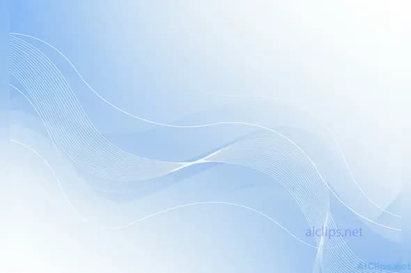 Clean Abstract Blue Wave Background Design