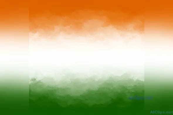 Vibrant Watercolor Background in Tricolor Theme
