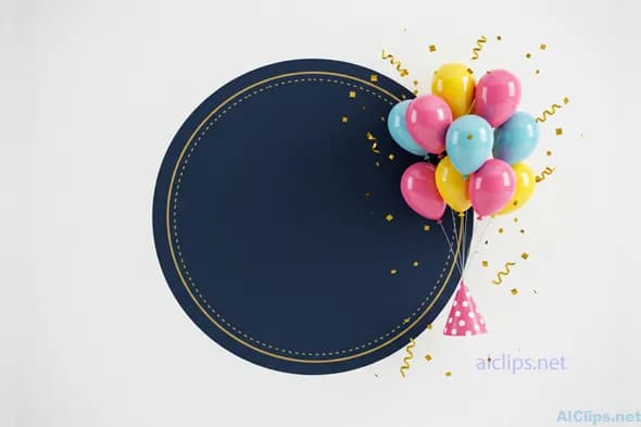 Colorful Celebration Balloons Arrangement