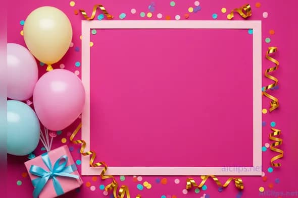Vibrant Birthday Celebration Background for Events