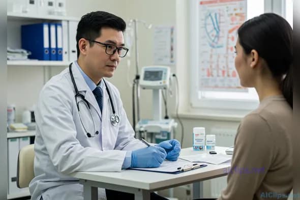 Doctor Consultation in Modern Healthcare Setting