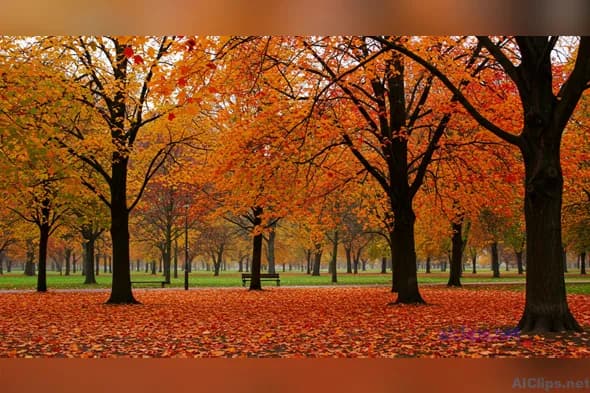 Stunning Autumn Landscape with Vibrant Foliage