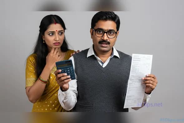 Couple Analyzing Financial Statements for Business Impact