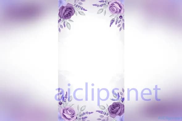Elegant Floral Background for Events and Invitations