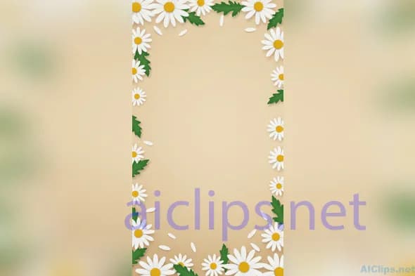 Charming Floral Background for Professional Use