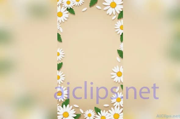 Charming Floral Frame Design for Various Applications