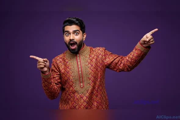 Vibrant Indian Festival Celebration Portrait