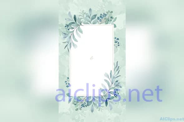 Elegant Floral Background for Invitation Design