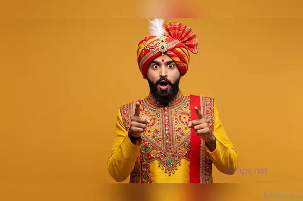 Vibrant Cultural Expression: Traditional Indian Attire