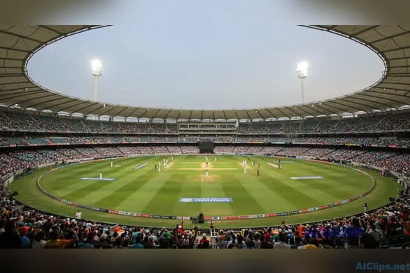 Spectacular Cricket Stadium Event - Dynamic Atmosphere