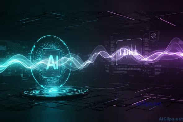 Futuristic AI Technology Concept Visualization