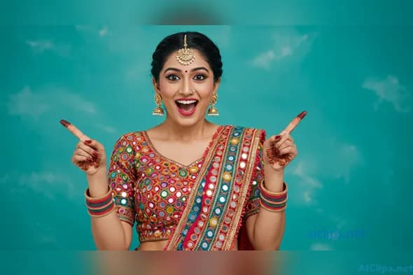 Vibrant Celebration of Elegance in Cultural Fashion