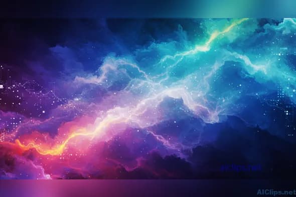 Vibrant Cosmic Abstract Background for Creative Projects