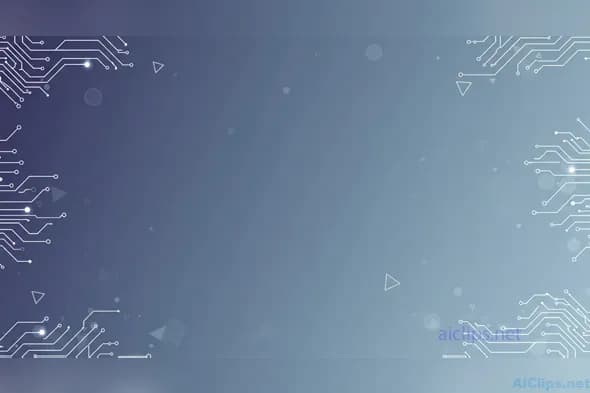 Futuristic Technology Background with Circuit Design