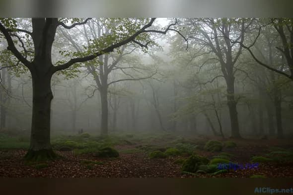 Misty Forest Landscape for Professional Use