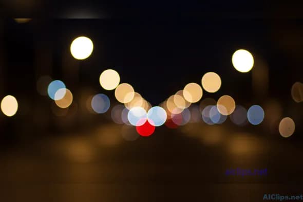 Bokeh City Night Lights for Professional Use
