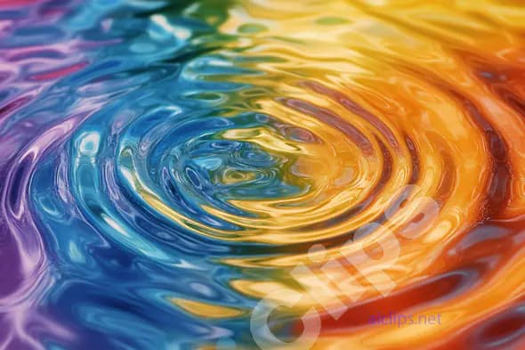 Colorful Ripple Effect