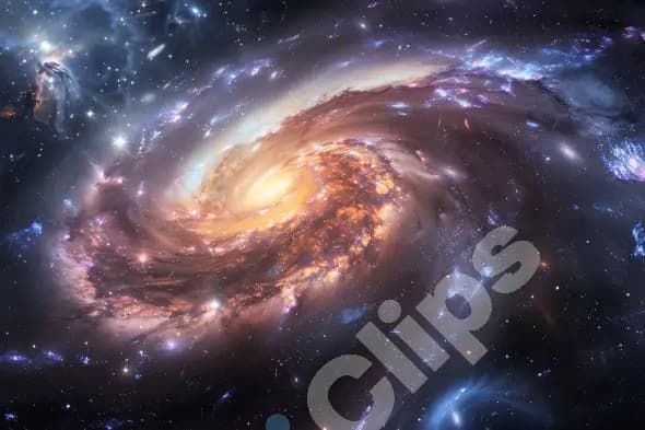 Spiral Galaxy in Deep Space