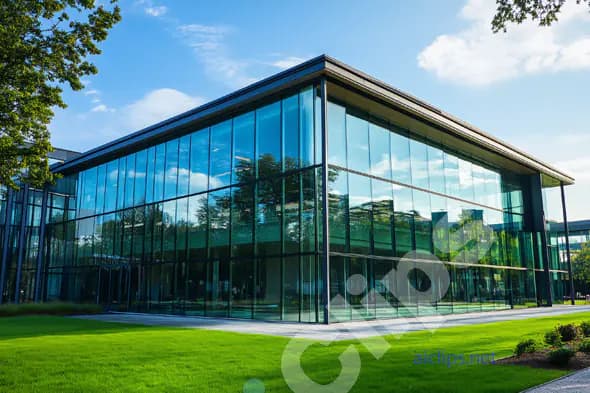 Modern Glass Office Building 1