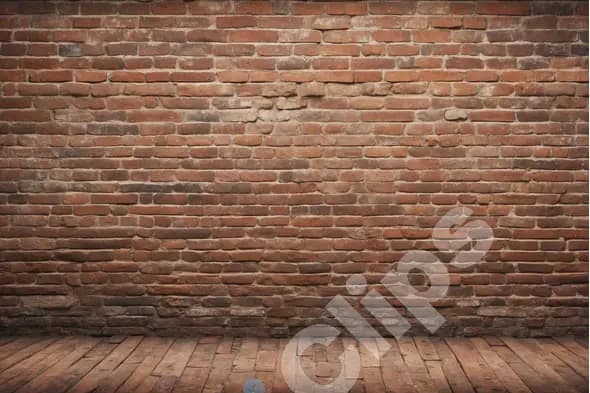 Rustic Brick Wall Background brown
