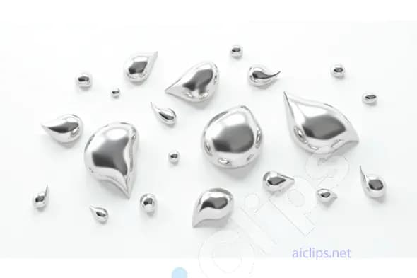 Polished Liquid Metal Droplets