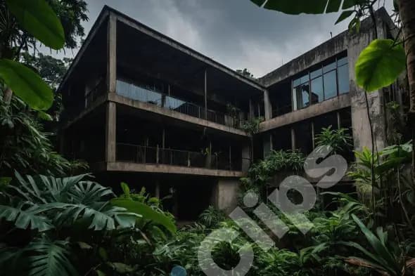 Abandoned Jungle Building