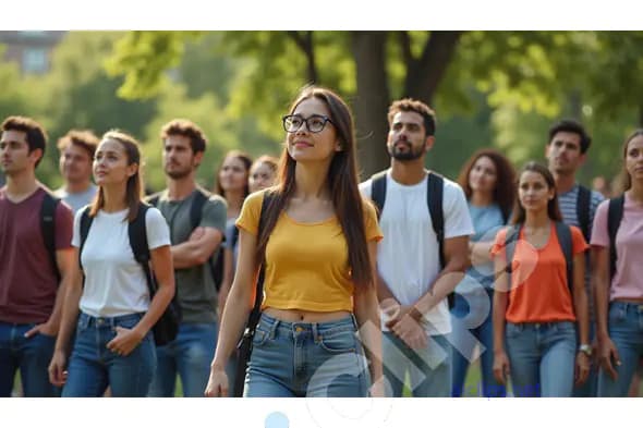 Group of Students Outdoors