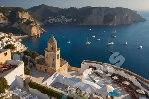 Mediterranean Coastal Town