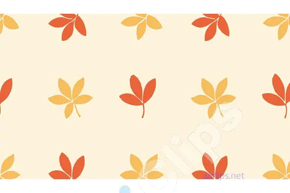 Seamless Autumn Leaf Pattern Background