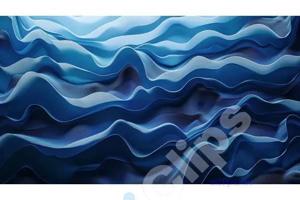 Abstract Blue Waves