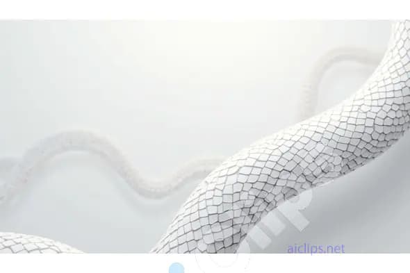 White Curved Mosaic Texture Background