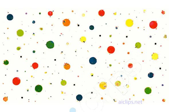 Colorful Dotted Abstract Background
