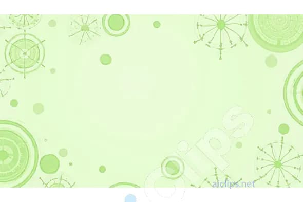Soft Green Abstract Circular Geometric Background